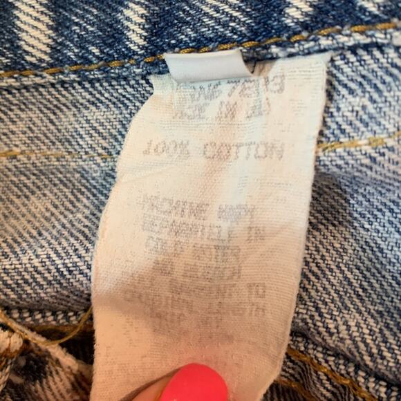 Vintage Bonjour International Acid Wash Jean Skirt - Picture 3 of 4